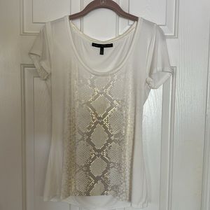 Snake print Tee shirt from White House Black Market